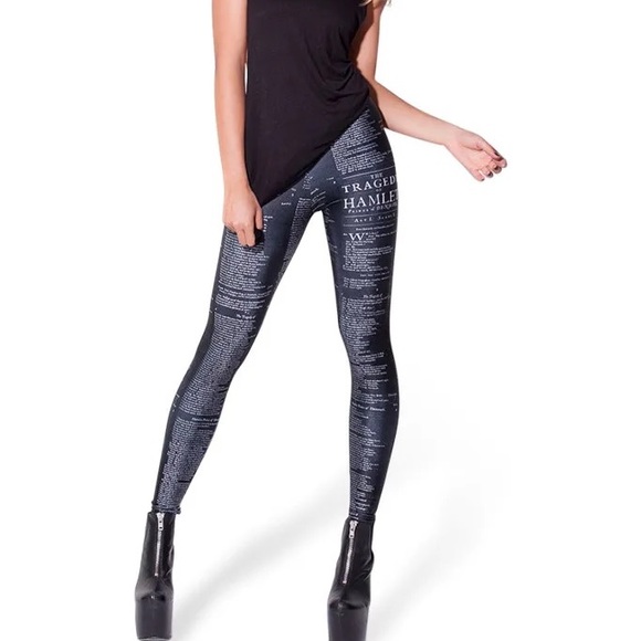 Blackmilk Hamlet Black Leggings - Picture 5 of 8